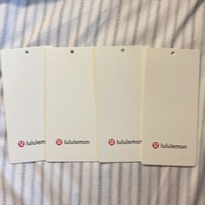 SOLD ON MERCARI 4 LuluLemon Tags